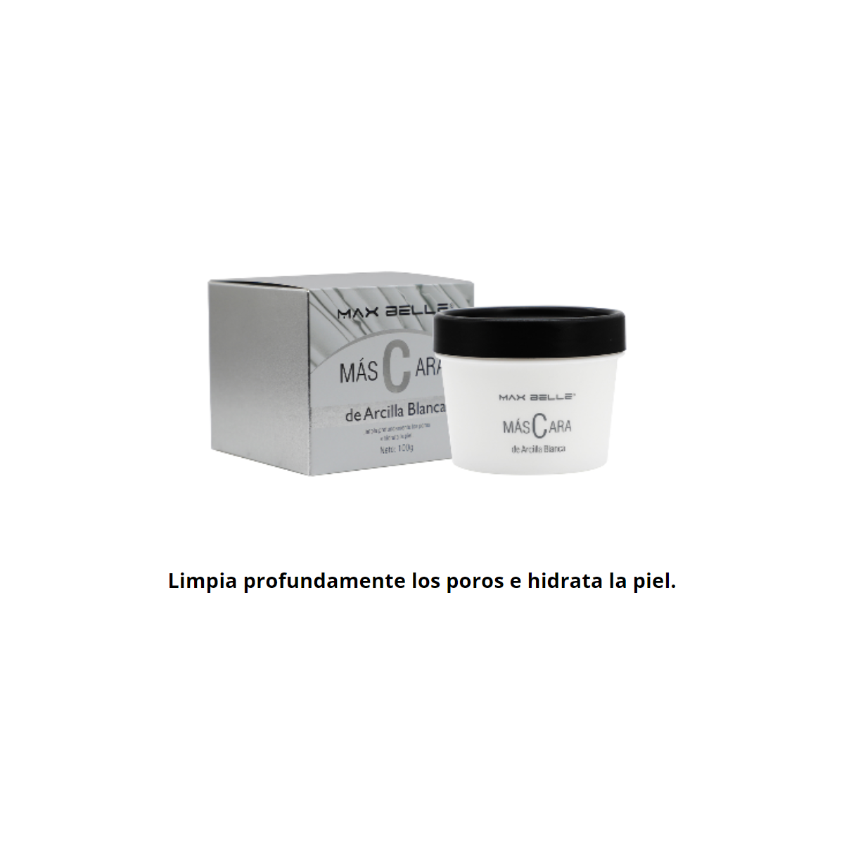 Mascara Mascarilla De Arcilla 100 Gr Max Belle-2