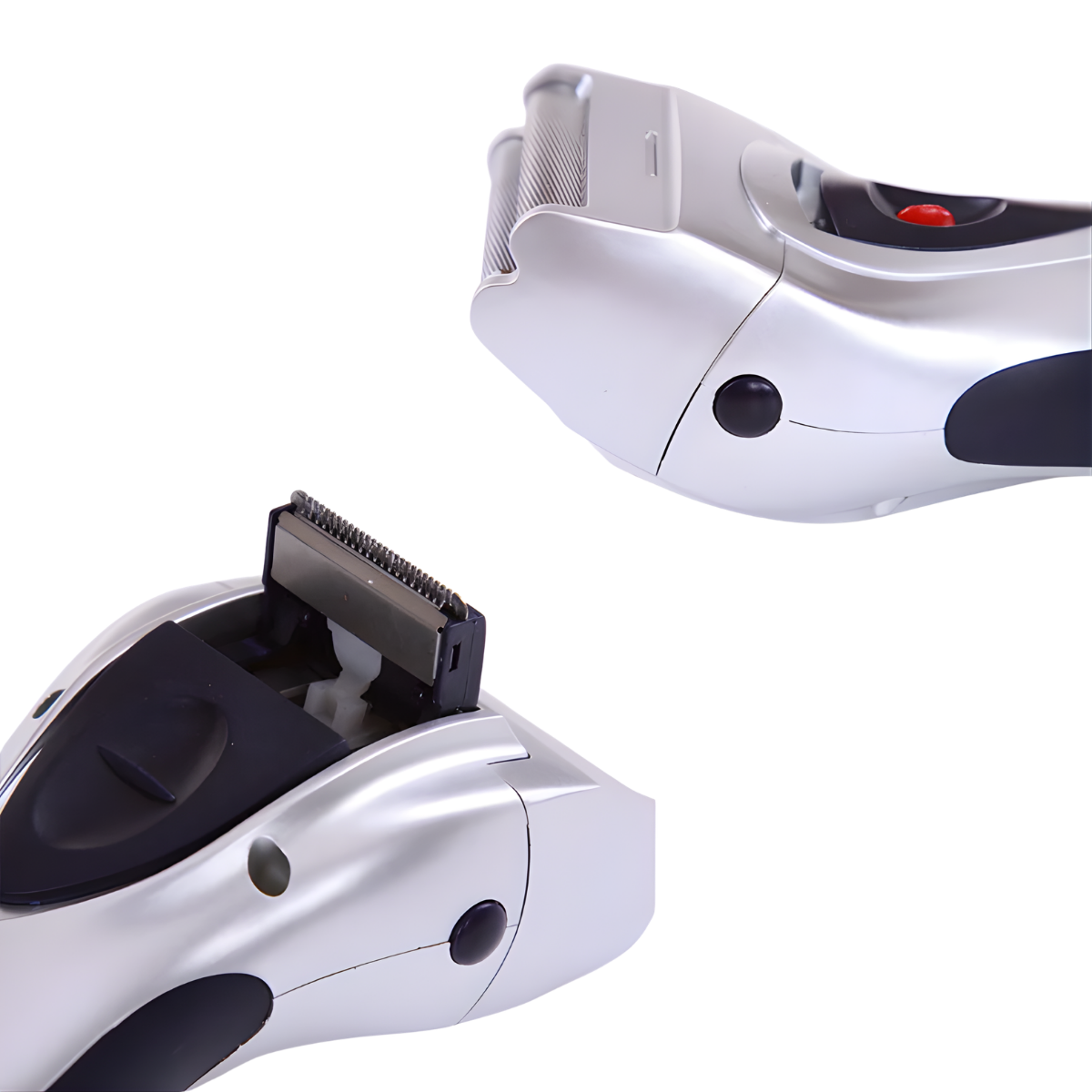 Afeitadora Electrica Portatil  Barba Lamina De Acero Inoxidable 8002-2