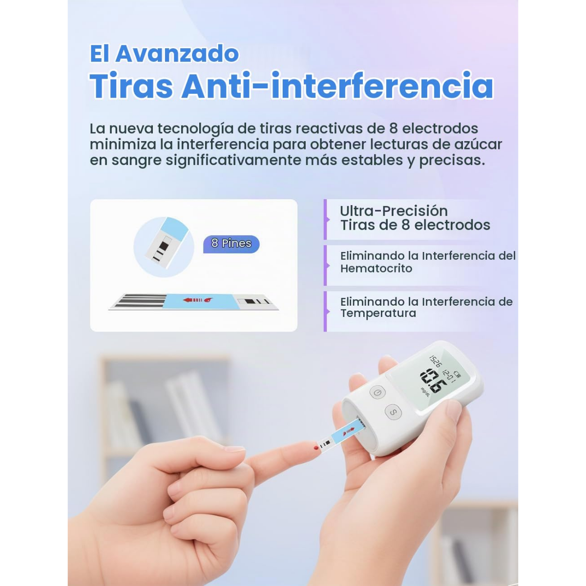 Glucometro Portatil Digital Bgm t1 Medidor Azucar En Sangre-6