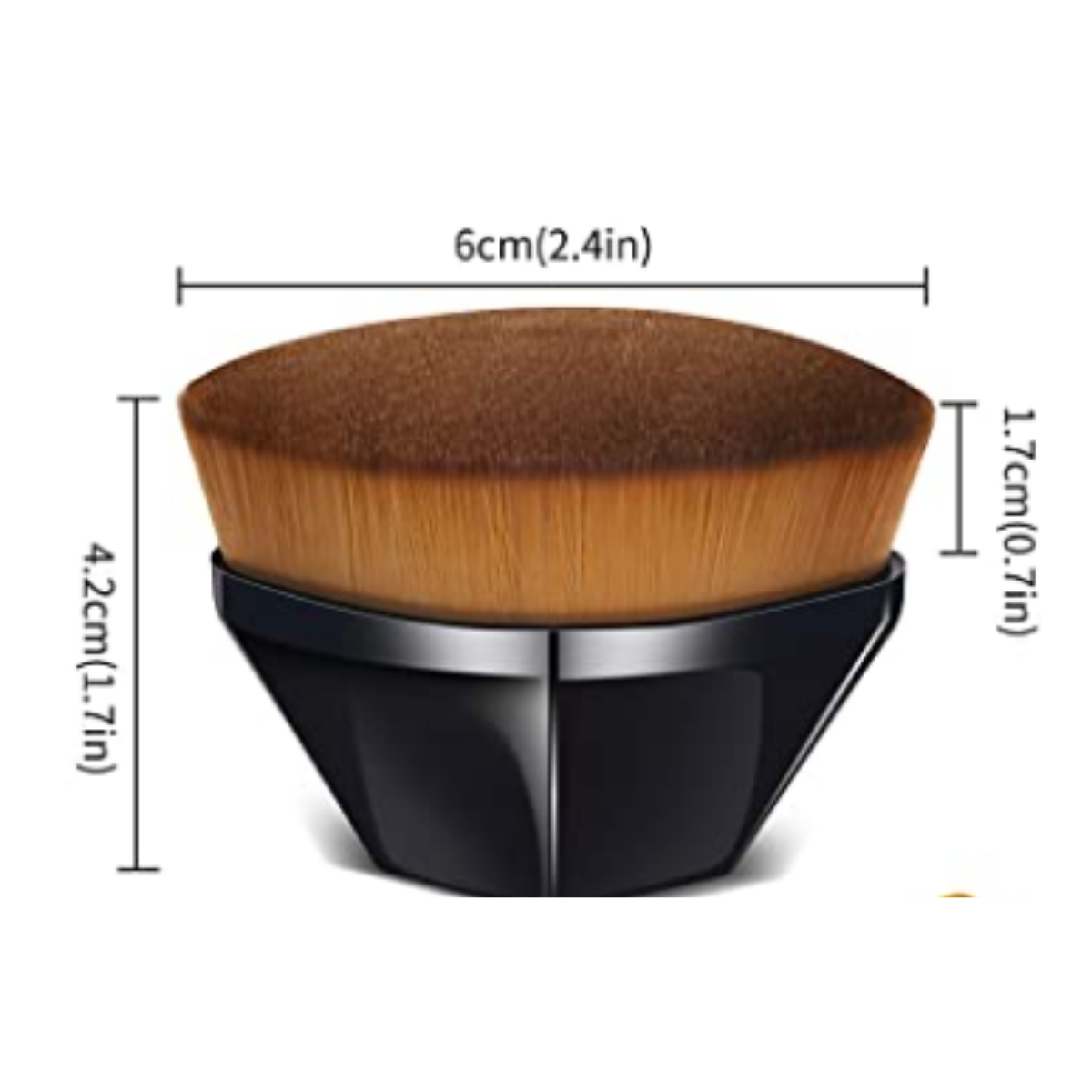 Pincel Brocha Base Polvo Maquillaje Multiuso Kabuki-3