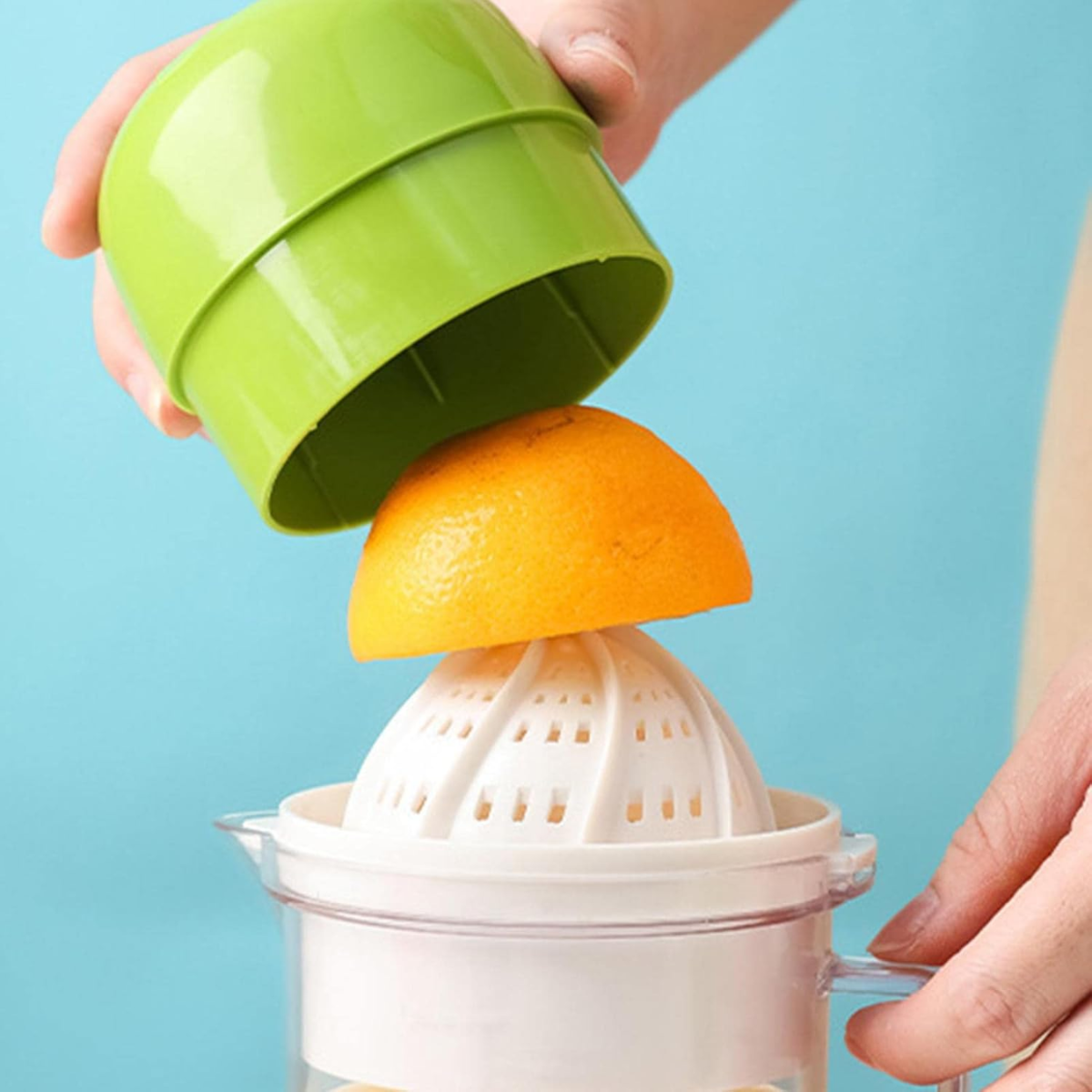 Exprimidor De Jugo Manual Para Naranja Y Limon Con Jarra-2