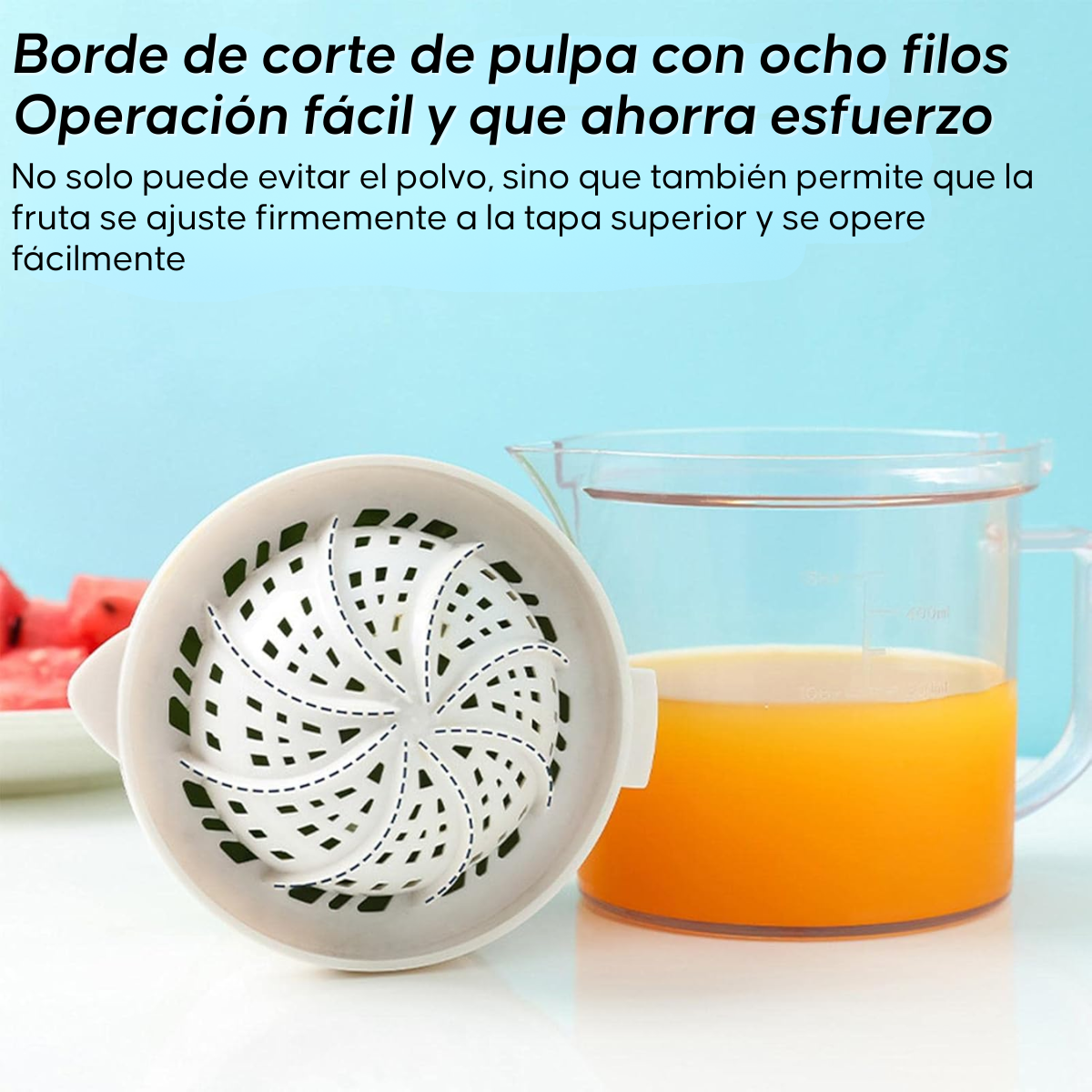 Exprimidor De Jugo Manual Para Naranja Y Limon Con Jarra-3