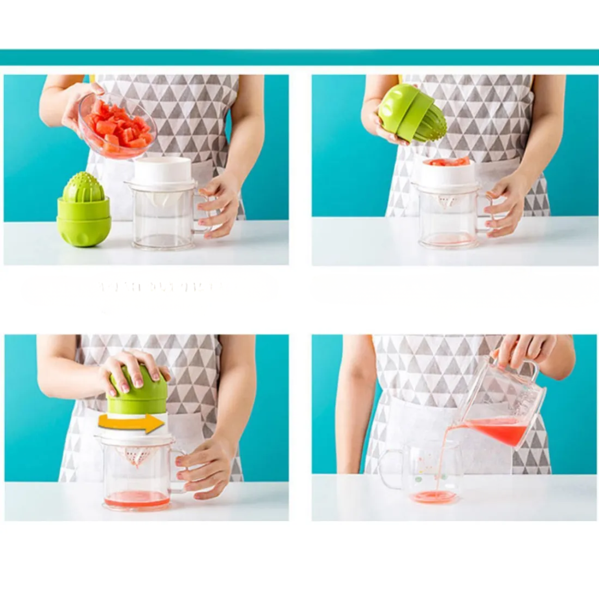 Exprimidor De Jugo Manual Para Naranja Y Limon Con Jarra-7