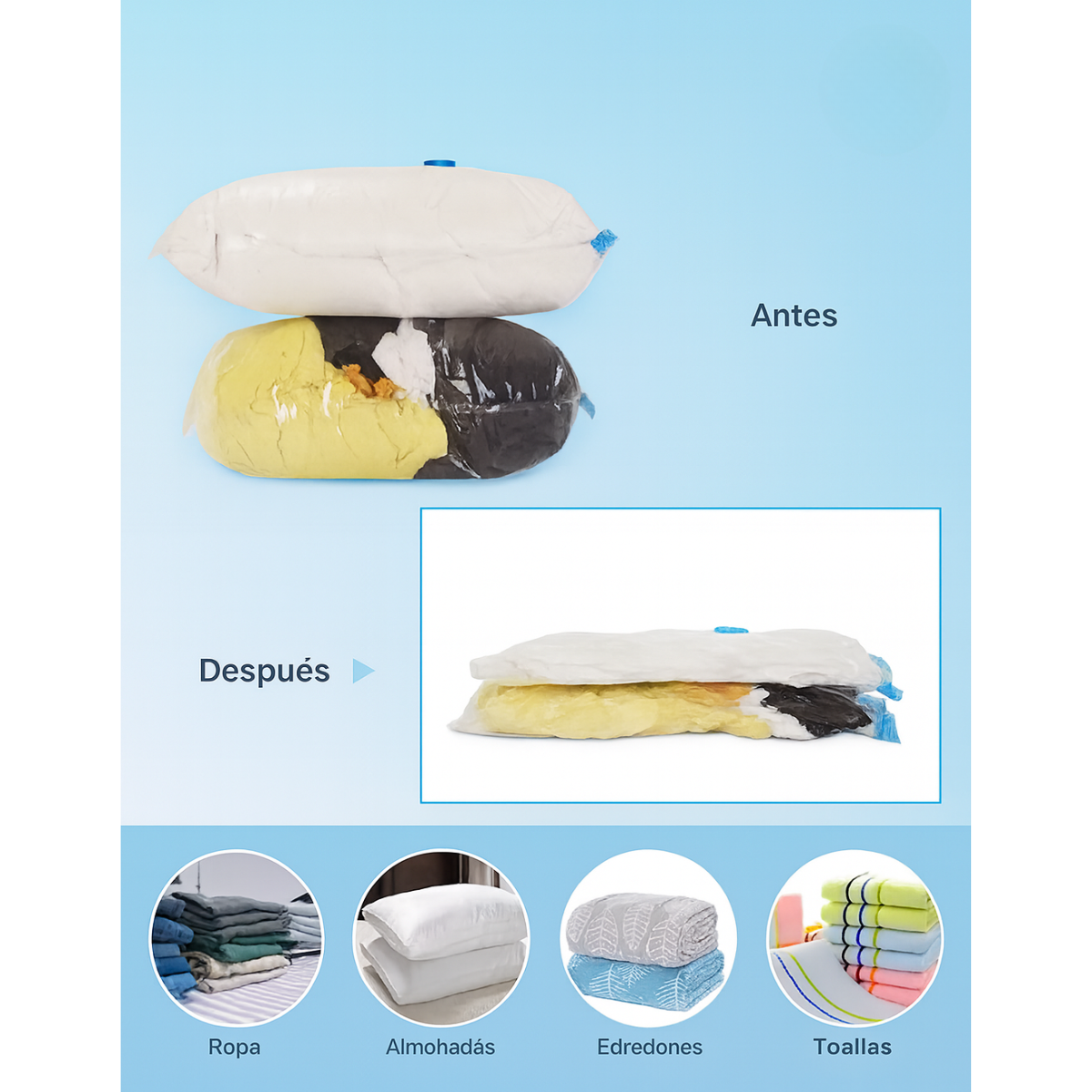 Pack 6 Bolsas Empacadoras Al Vacío 60 X 80 Cm Multiuso-4