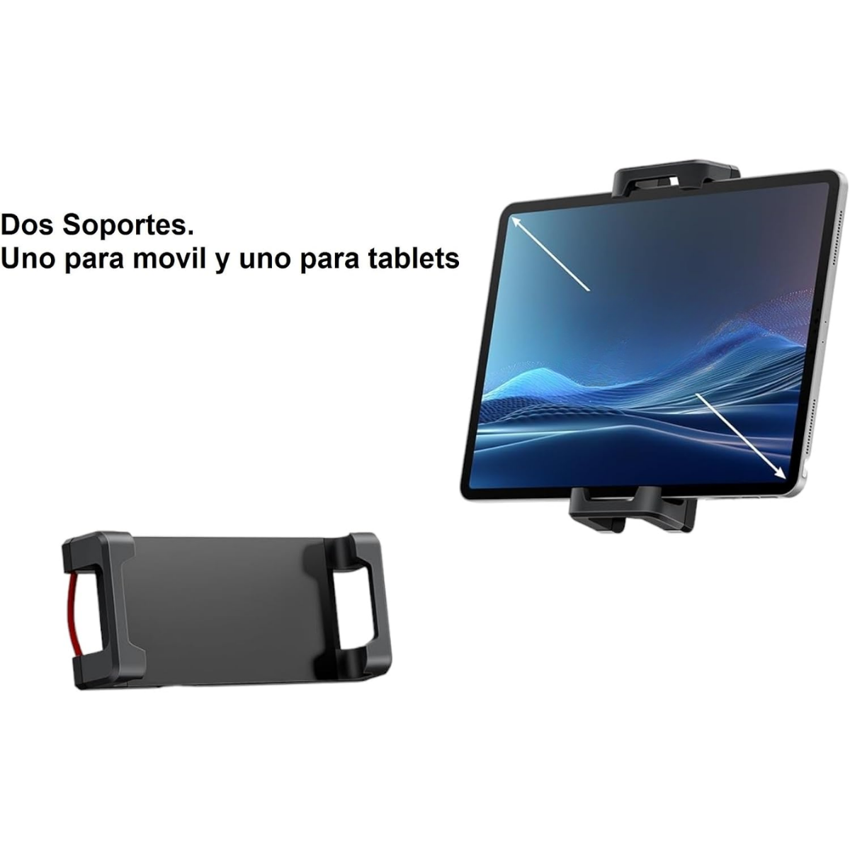 Soporte De Piso Flexible En Acero Para Tablet Y Celular-1