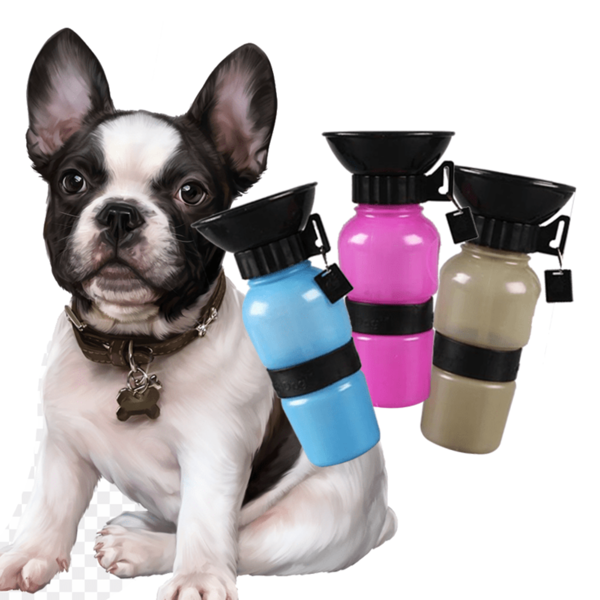 Botella Bebedero De Agua Para Perros Portatil 530ml Bpa Free-2