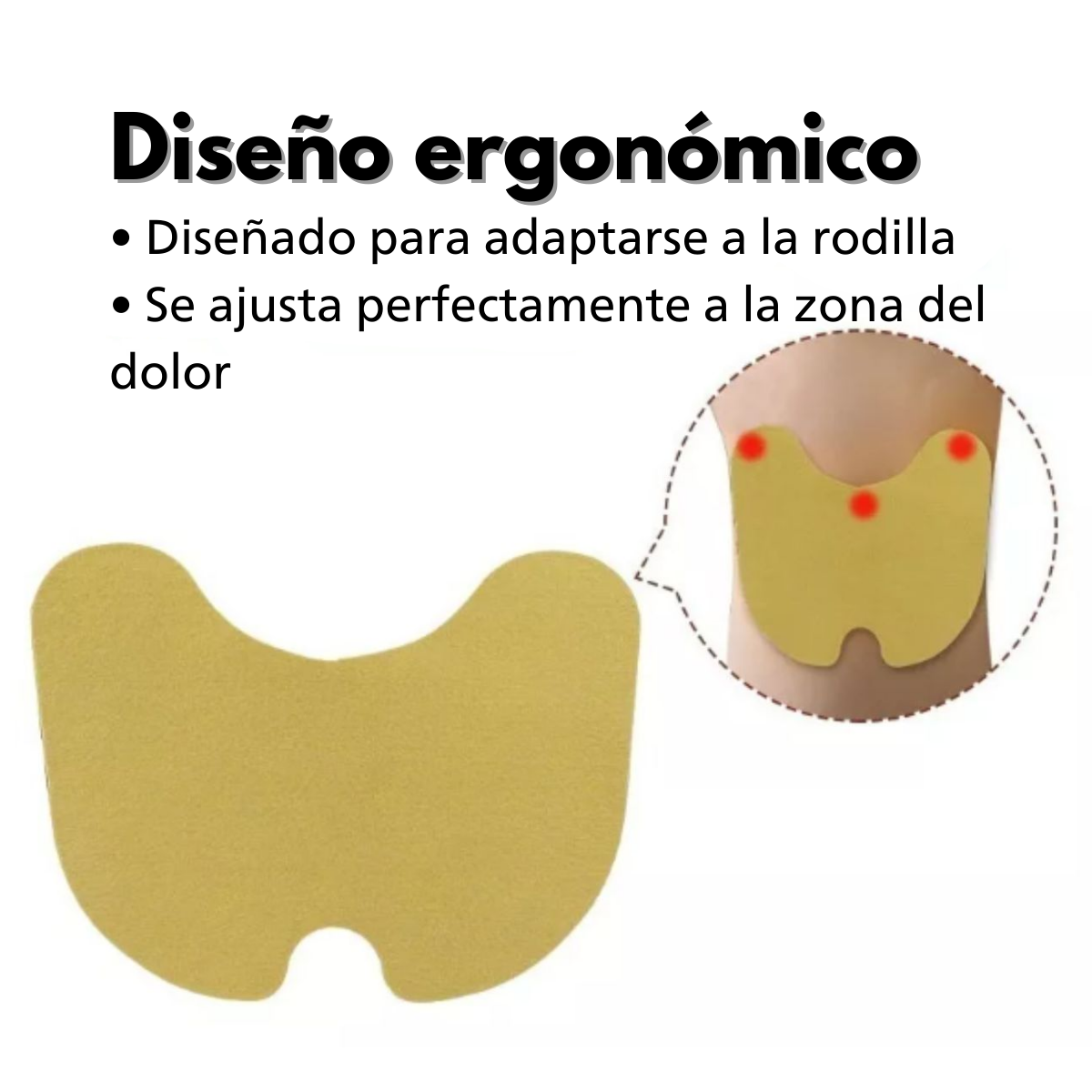 Pack 10 Parches Para Alivio Dolor De Rodilla Chinese Herbal-4