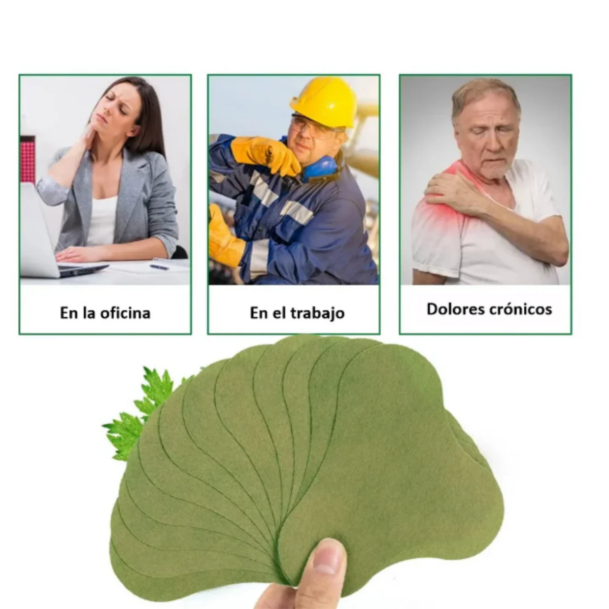 Pack 10 Parches Para Alivio Dolor De Rodilla Chinese Herbal-7