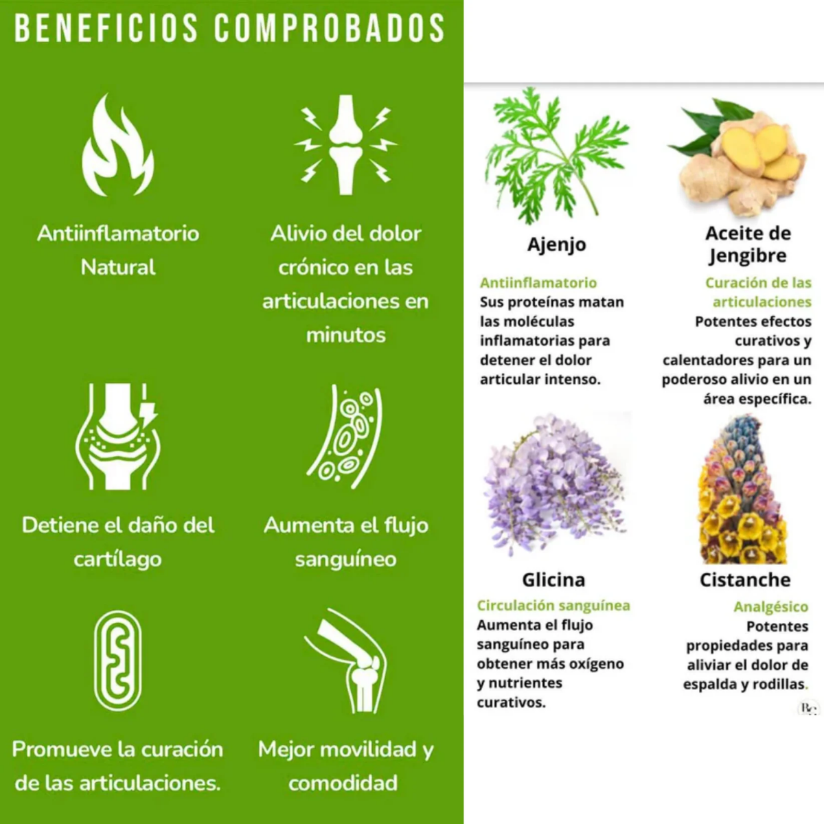 Pack 10 Parches Para Alivio Dolor De Rodilla Chinese Herbal-8