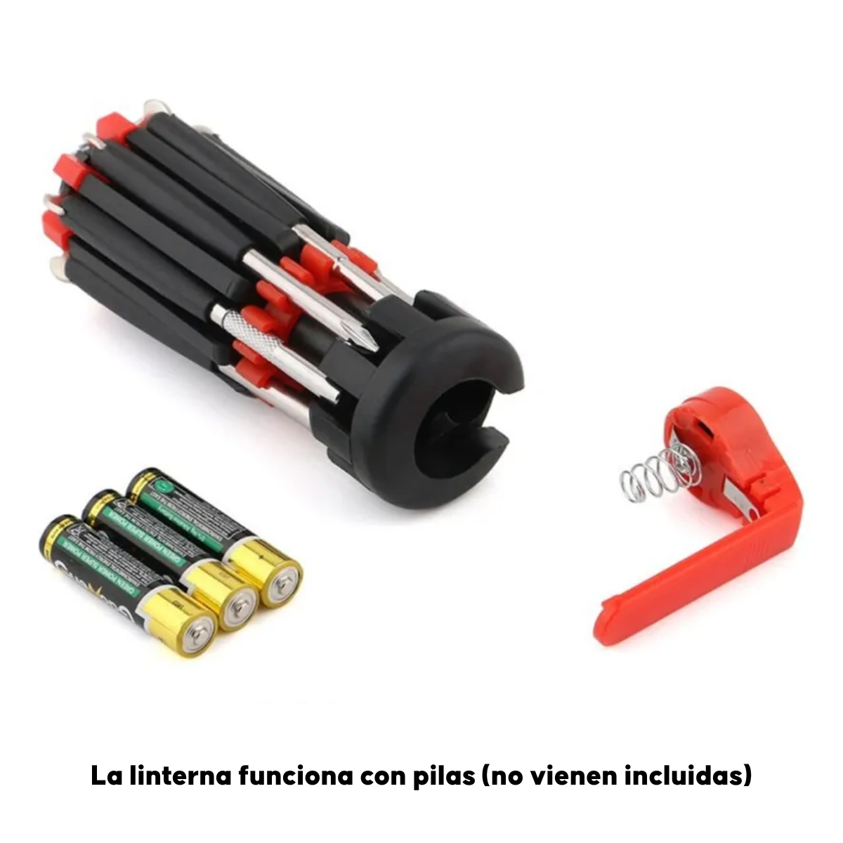 Destornillador 8 En 1 Con Linterna Led Emergencia Multiuso-2