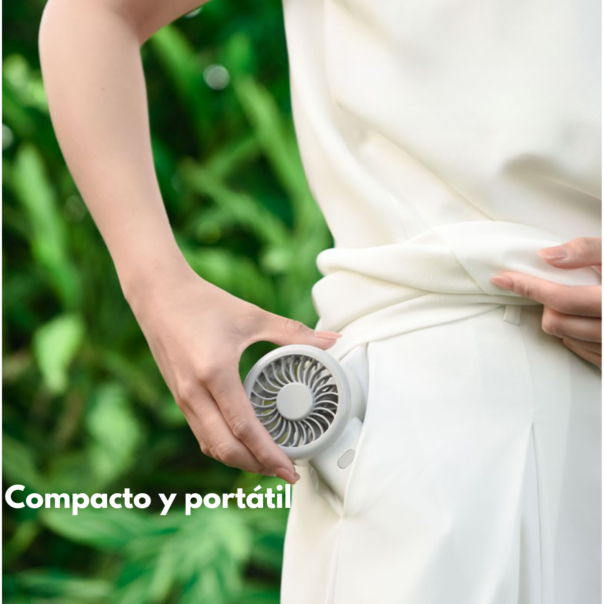 Mini Ventilador Portatil Mano Silencioso Ligero Recargable-2