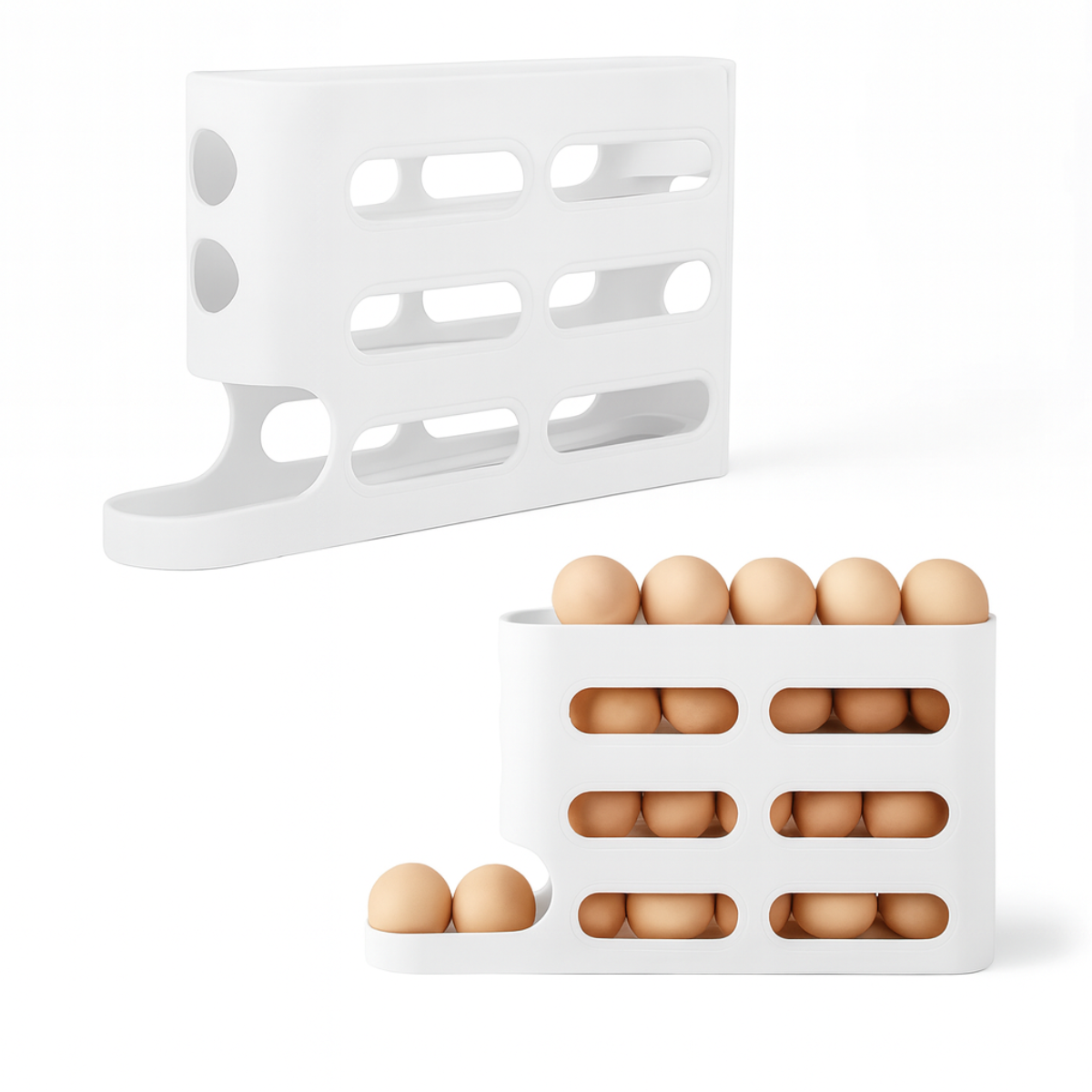 Bandeja Organizador De Huevos Vertical 4 Niveles-4