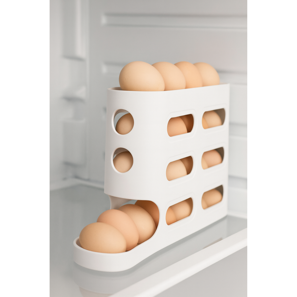 Bandeja Organizador De Huevos Vertical 4 Niveles-5