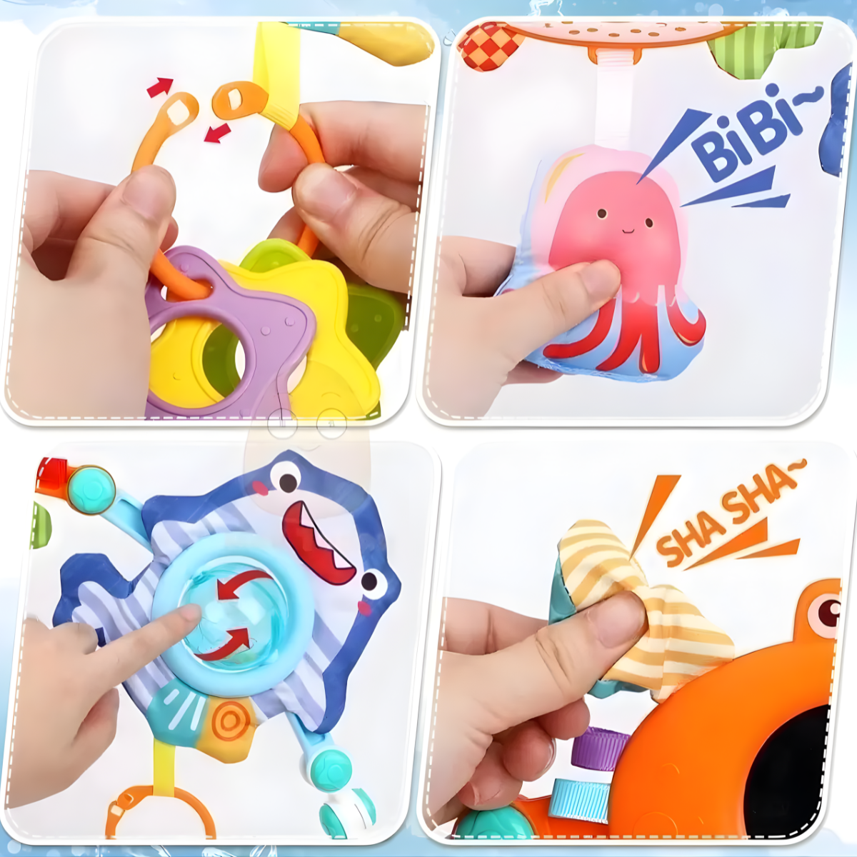 Arco Actividades Para Bebe Musical Para Coche O Cuna-2