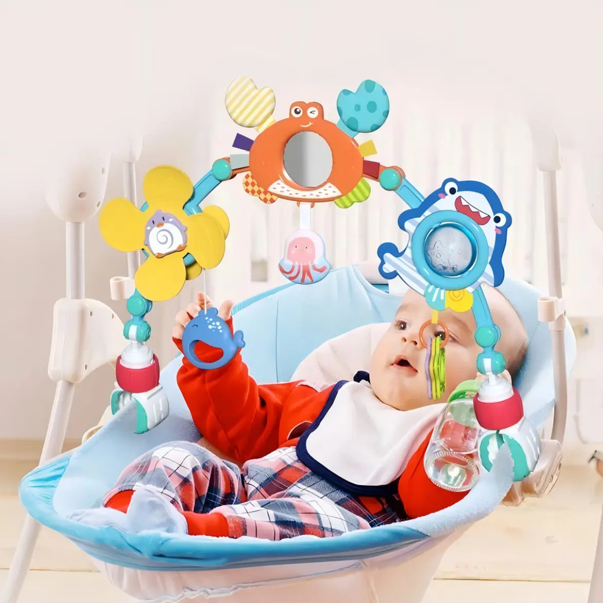 Arco Actividades Para Bebe Musical Para Coche O Cuna-4