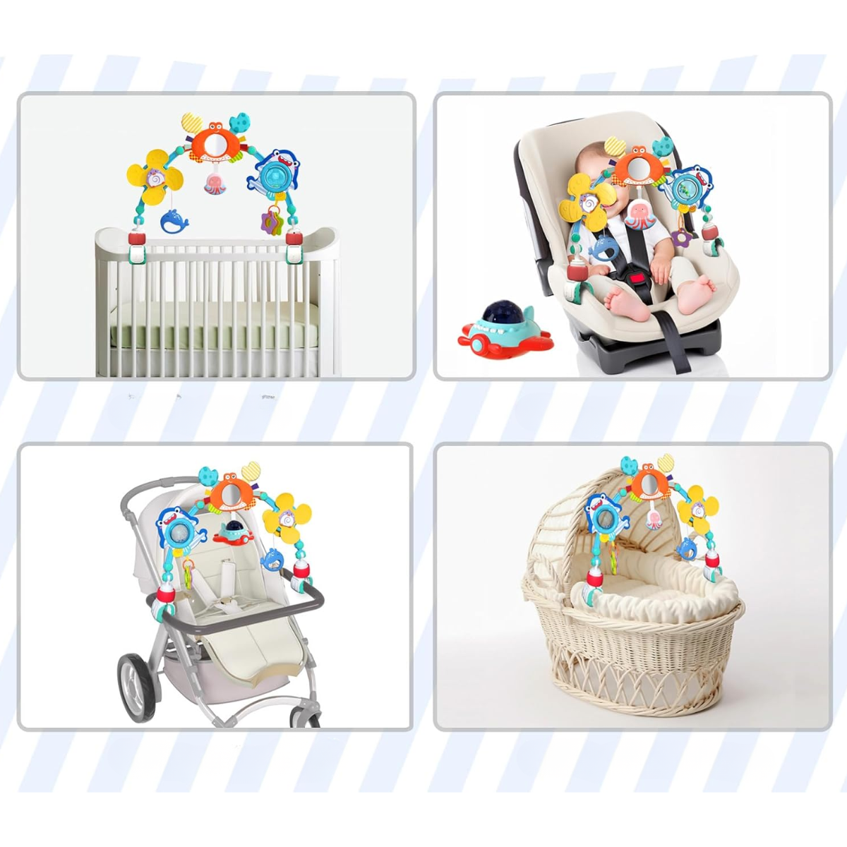 Arco Actividades Para Bebe Musical Para Coche O Cuna-6