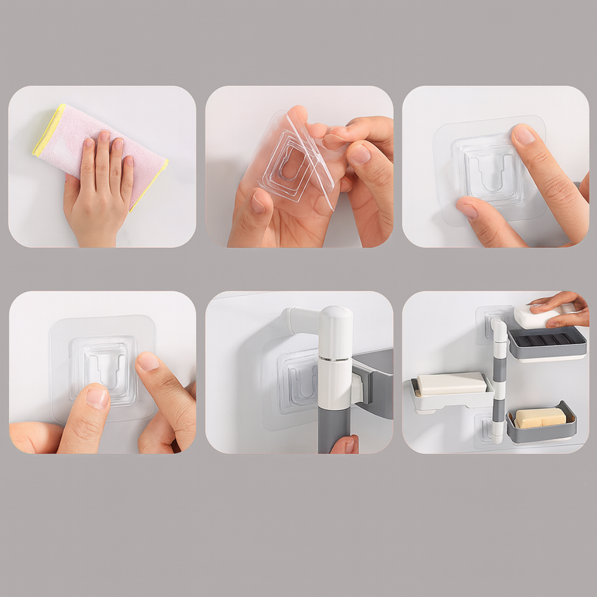 Organizador De Pared Para Ducha Baño Giratorio Multiuso-1