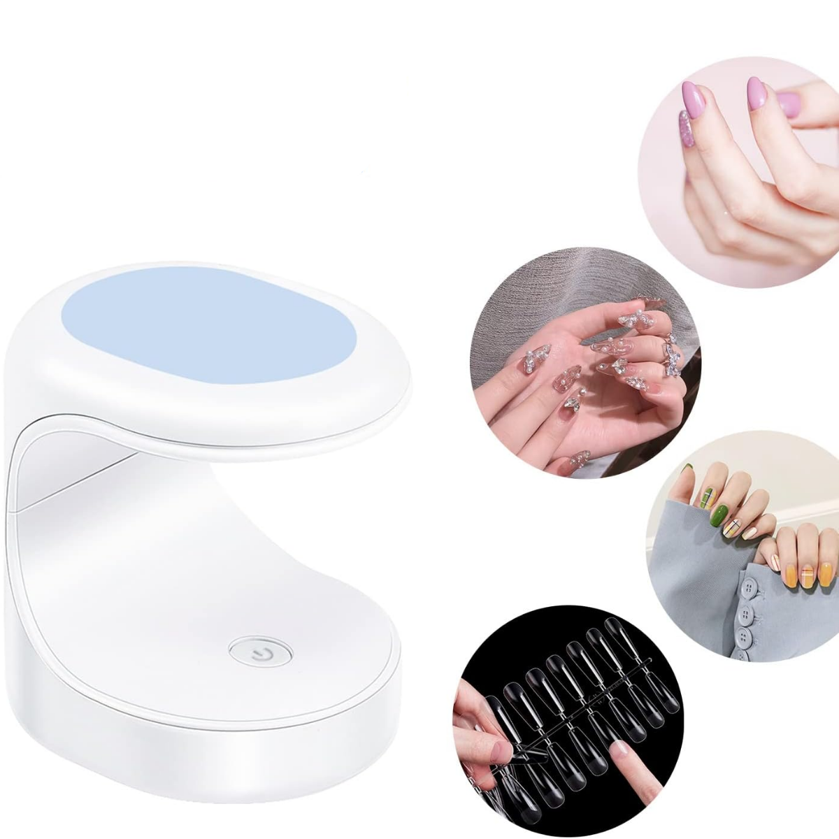 Mini Lampara Uv Led 6w Para Unas Secador Portatil De Gel-4