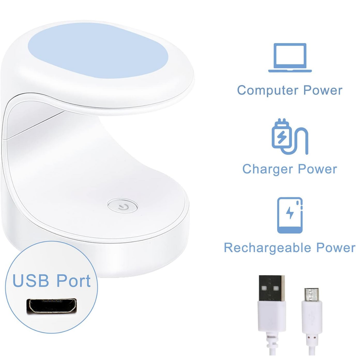 Mini Lampara Uv Led 6w Para Unas Secador Portatil De Gel-6