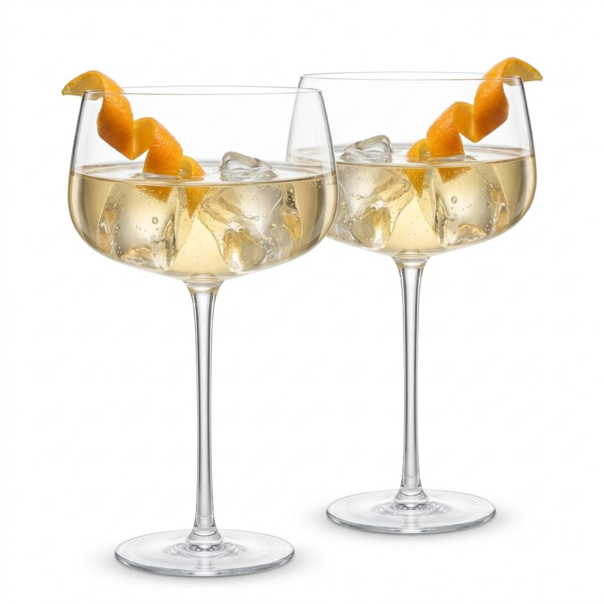 Set 2 Copas Cocteles Gin Tonic Spritzer De Cristal-0