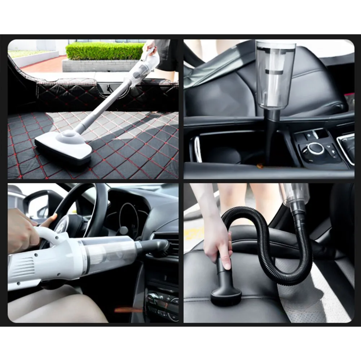 Aspiradora De Mano Inalámbrica Portátil Hogar 2 en 1 Multiuso-3