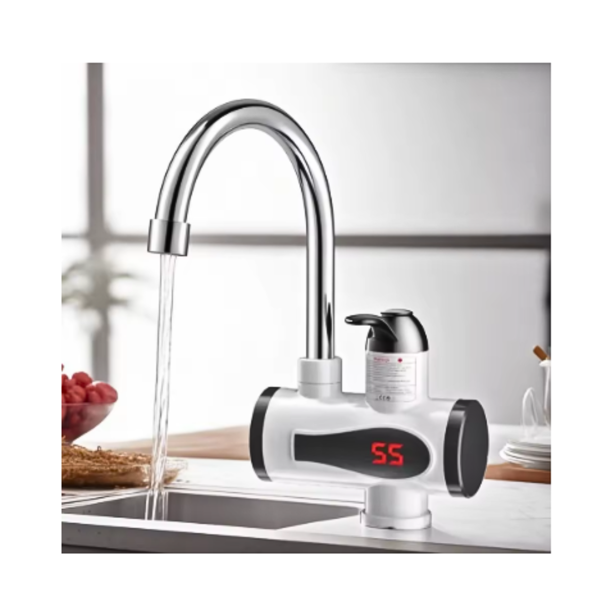 Grifo Llave Calentador De Agua Fría Y Caliente-2