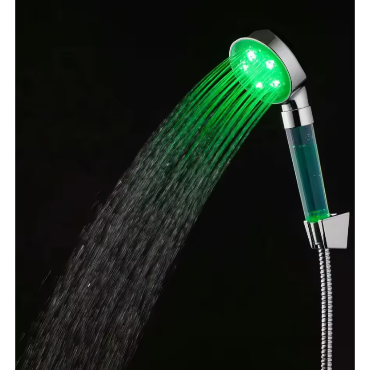 Cabezal De Ducha Ahorro Purificador De Agua Con Luz Led-5