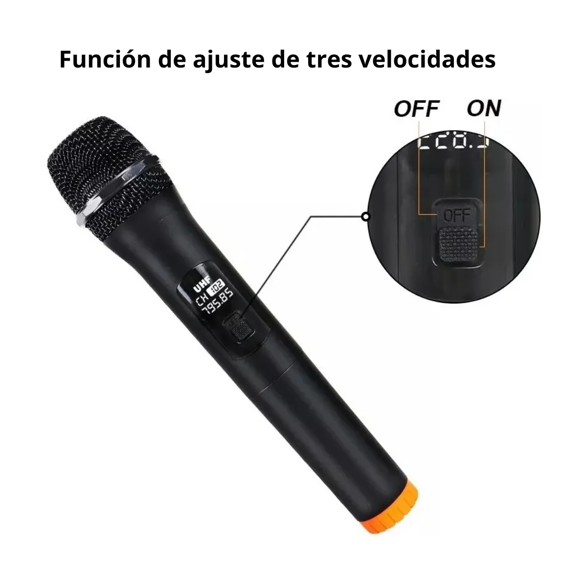 Pack 2 Microfonos Inalambricos Profesional Karaoke Usb-4
