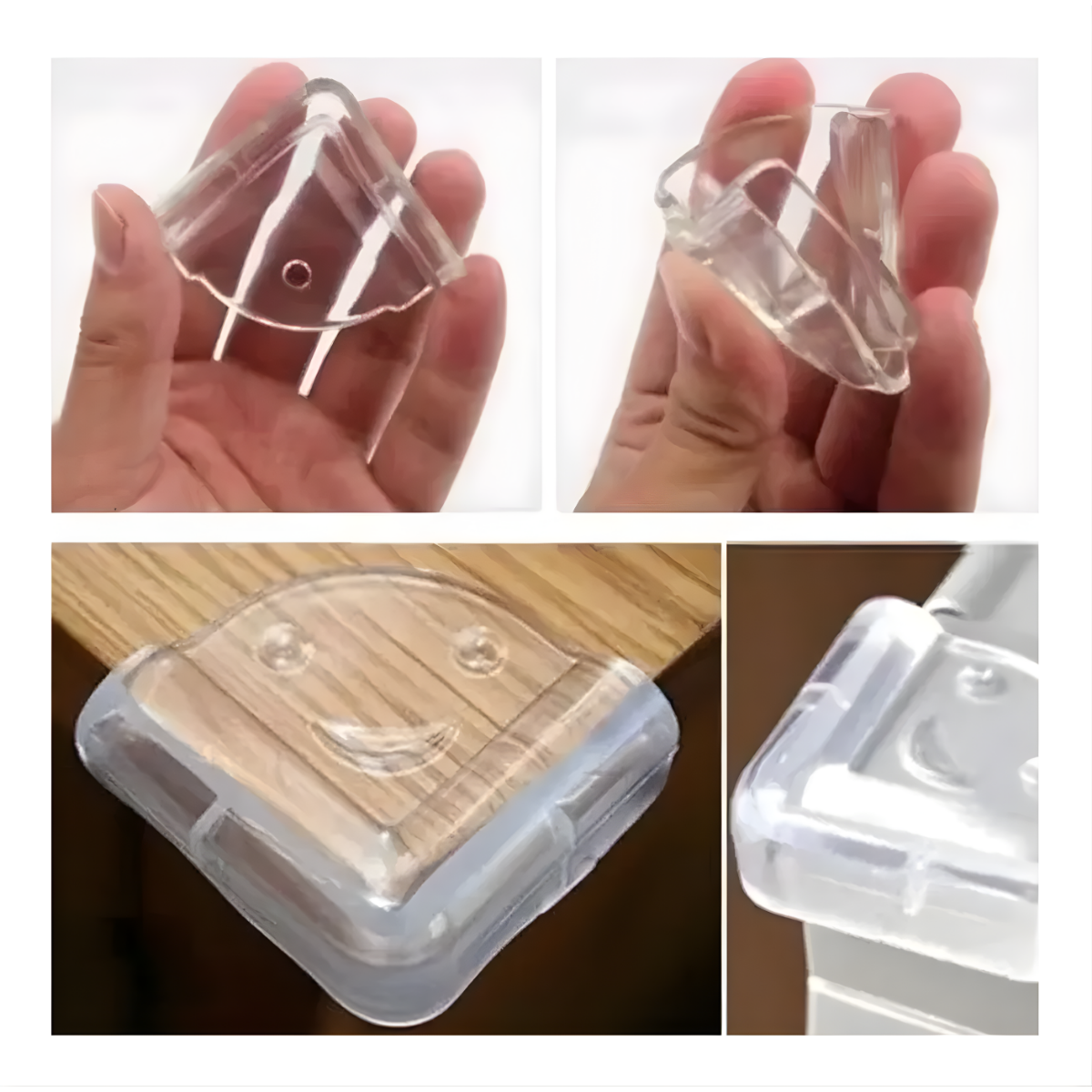 Pack 4 Piezas Protector De Esquinas Muebles Transparente-5