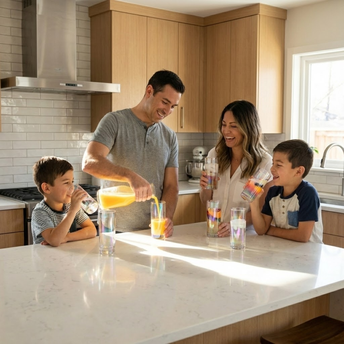 Pack 6 Vasos Vidrio Dise o Tornasol 460ml 16oz-4