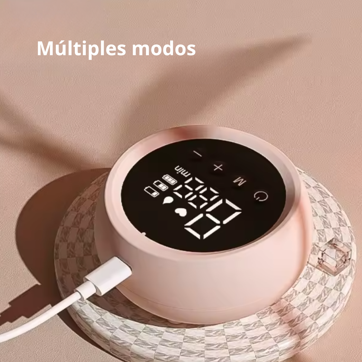 Extractor De Leche Materna Eléctrico Dos Vasos Pantalla Led-4