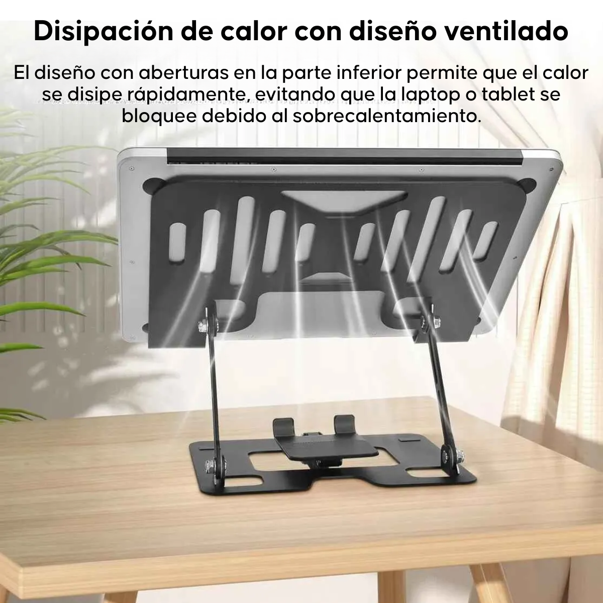 Soporte Alzador Plegable Ajustable Laptop Notebook Celular-4
