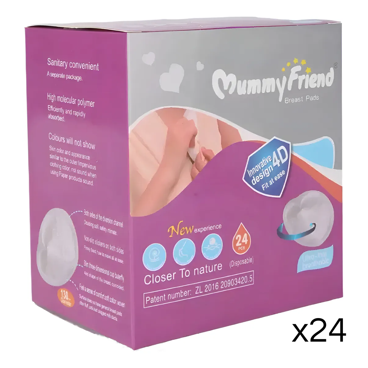 Pack 24 Almohadillas Ultra Absorbentes Lactancia Materna-6