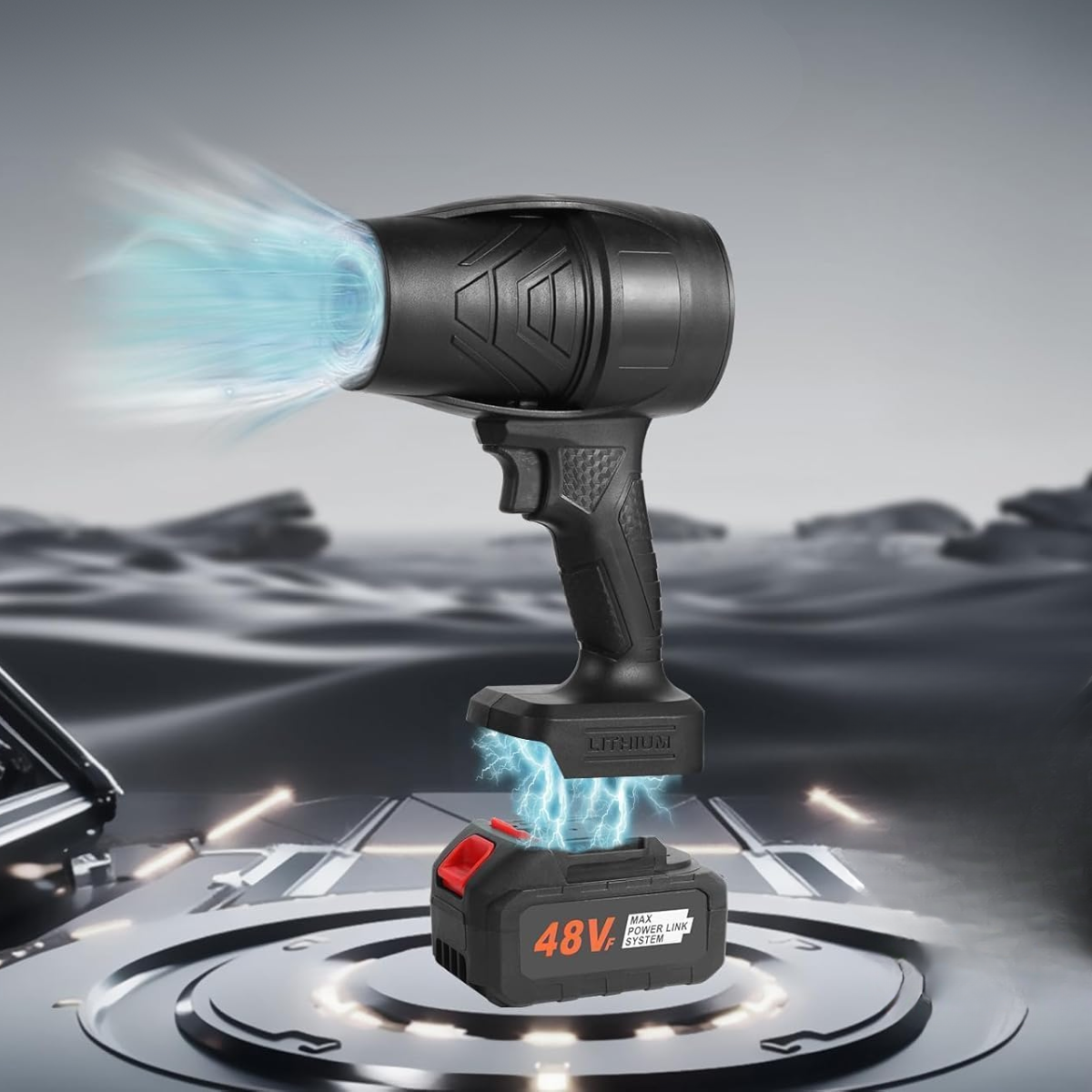 Sopladora Hojas Aspiradora Inalambrica 35000pa Multiuso-5