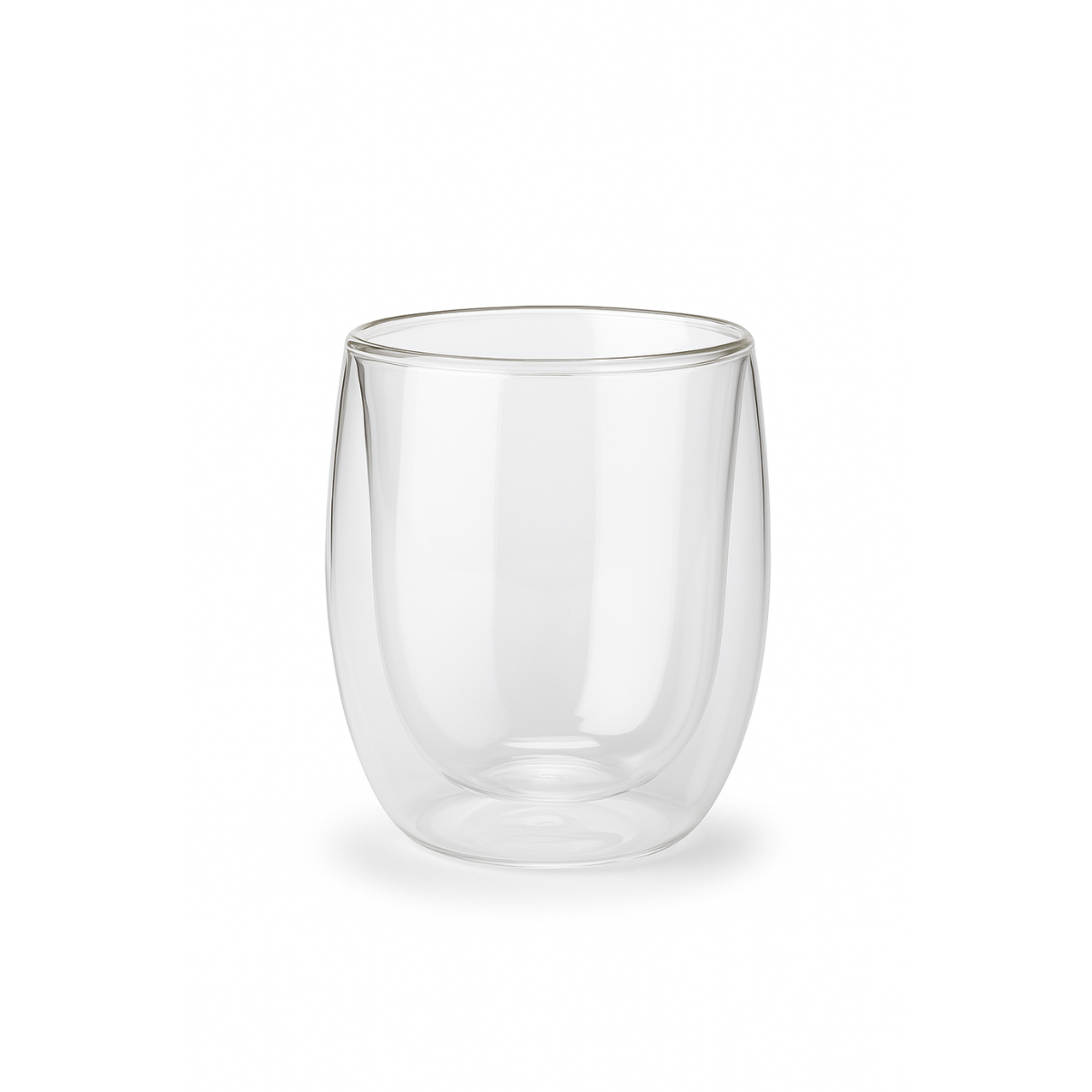 Pack 2 Vasos Vidrio Moderno Transparente 200ml-3