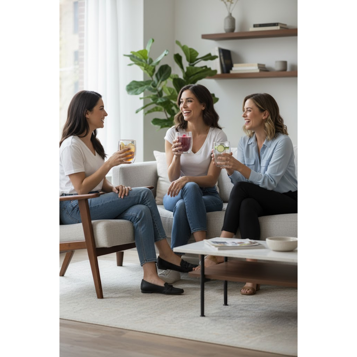 Pack 2 Vasos Vidrio Moderno Transparente 200ml-4