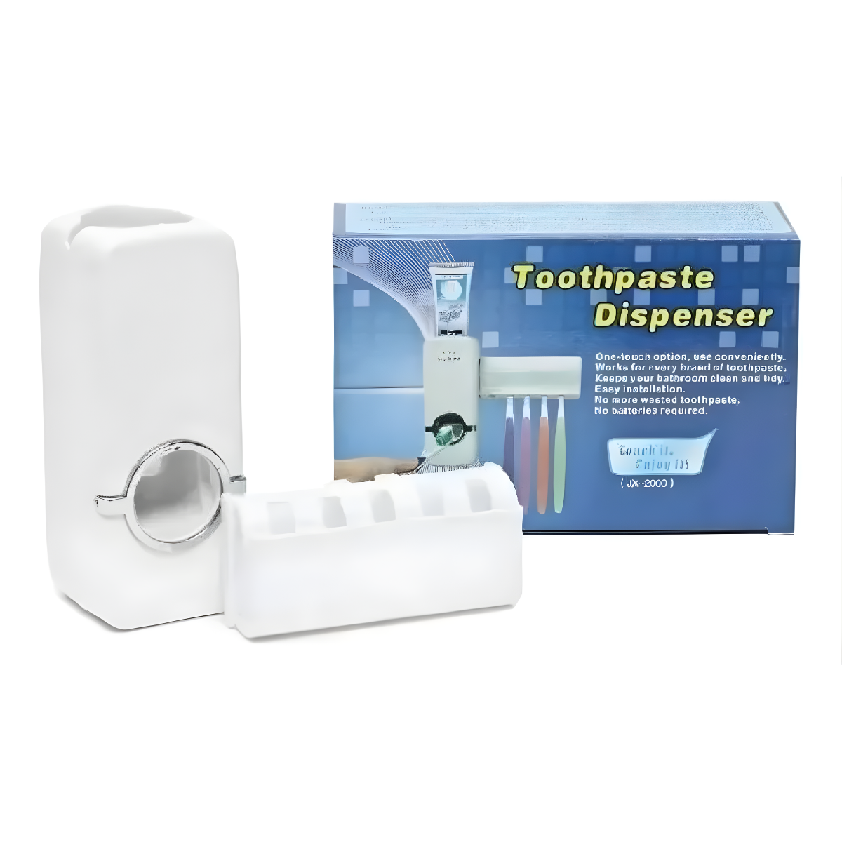 Dispensador Automatico Pasta Dental Con Soporte 5 Cepillos-5