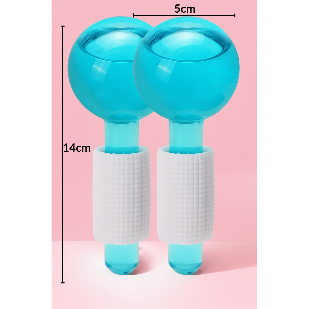 Pack 2 Esferas Reafirmante Masajeador Facial Terapia De Frío-2