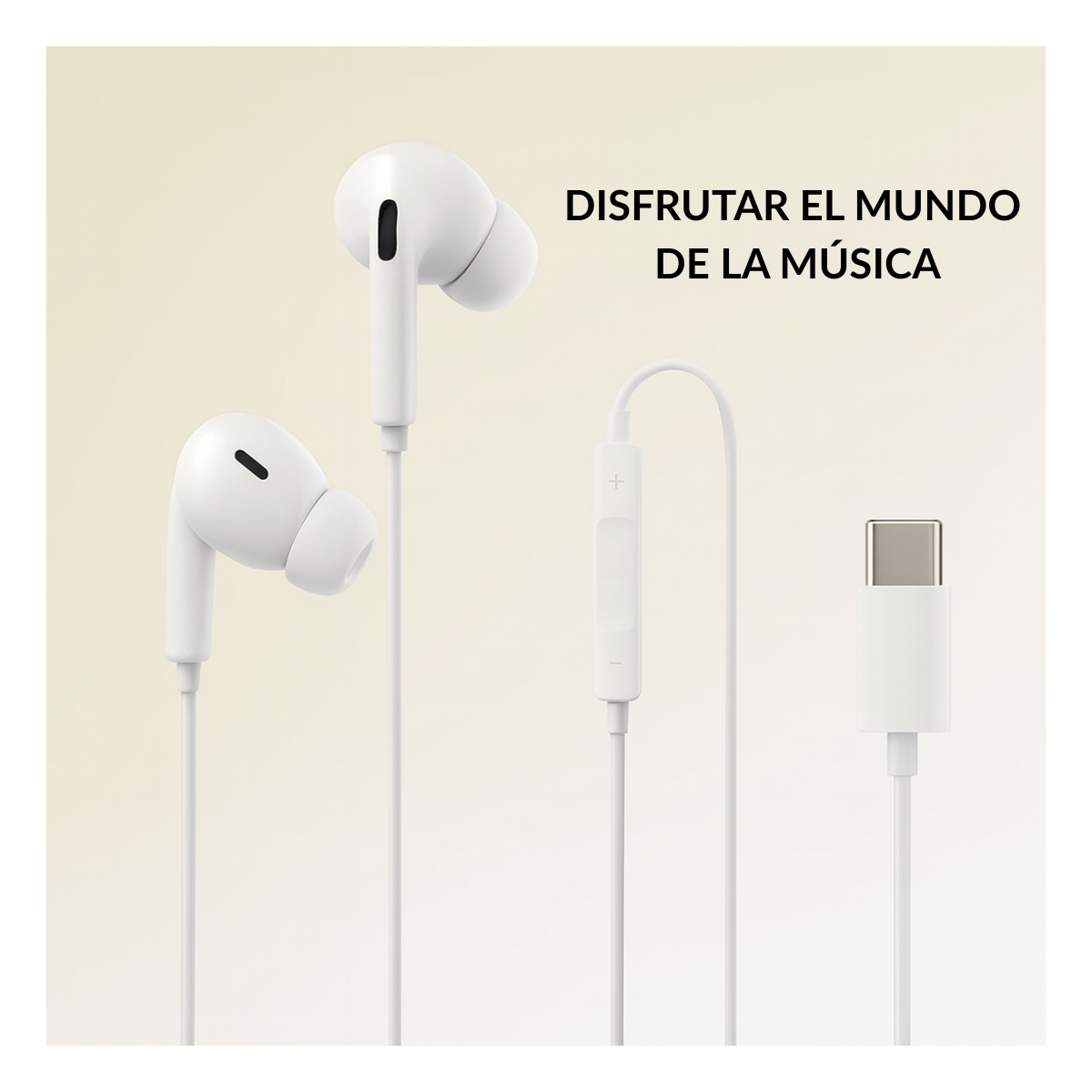 Audifonos Con Cable Tipo C Para iPhone Y Android Irm-4