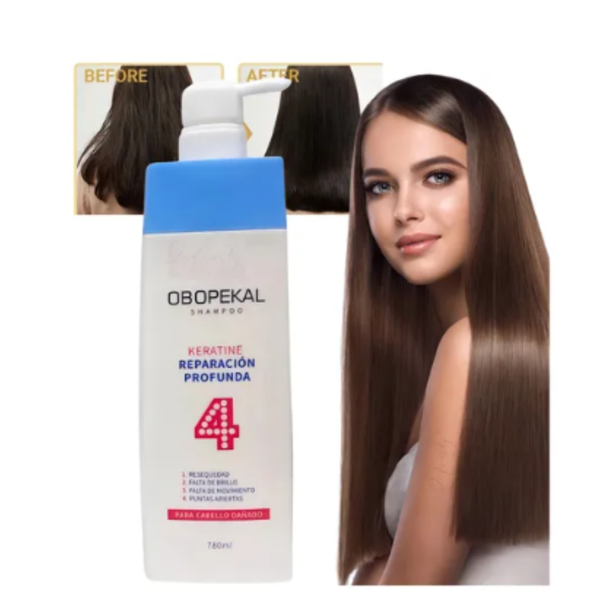 Obopekal® Shampoo 4 En 1 Reparacion  780ml-2