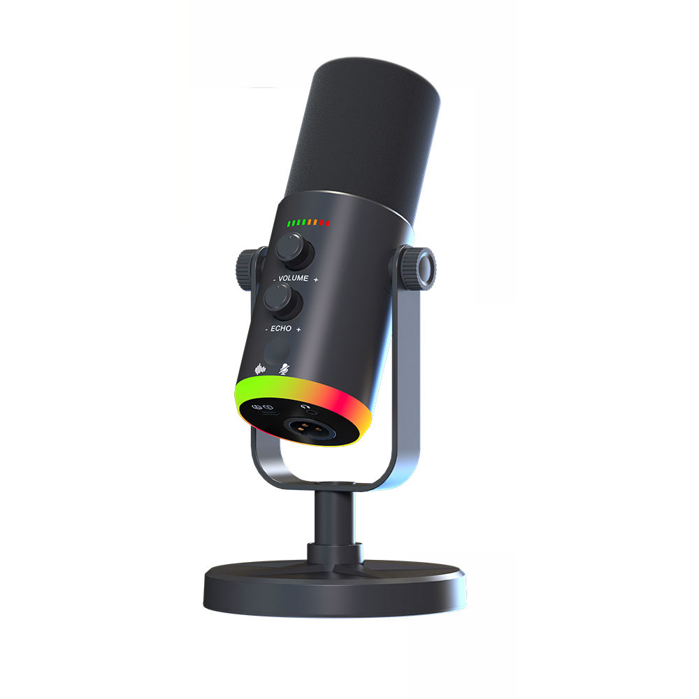 Microfono Dinamico Podcast Usb Xlr Profesional Streaming-8