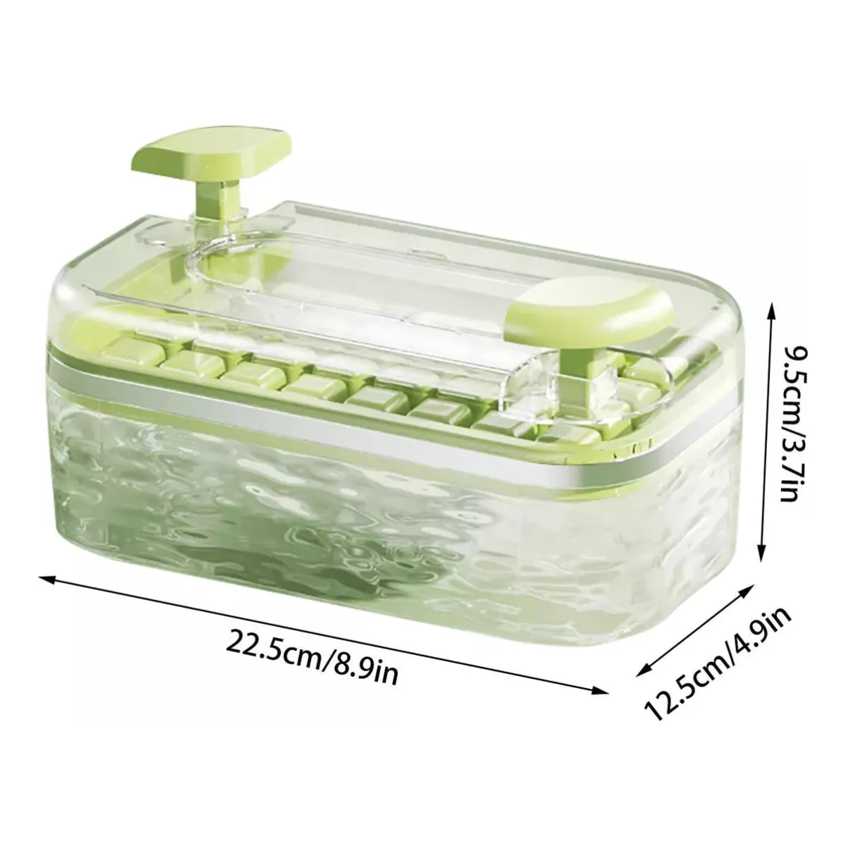 Cubeta Hielera De Silicona En Cubos Con Deposito-2