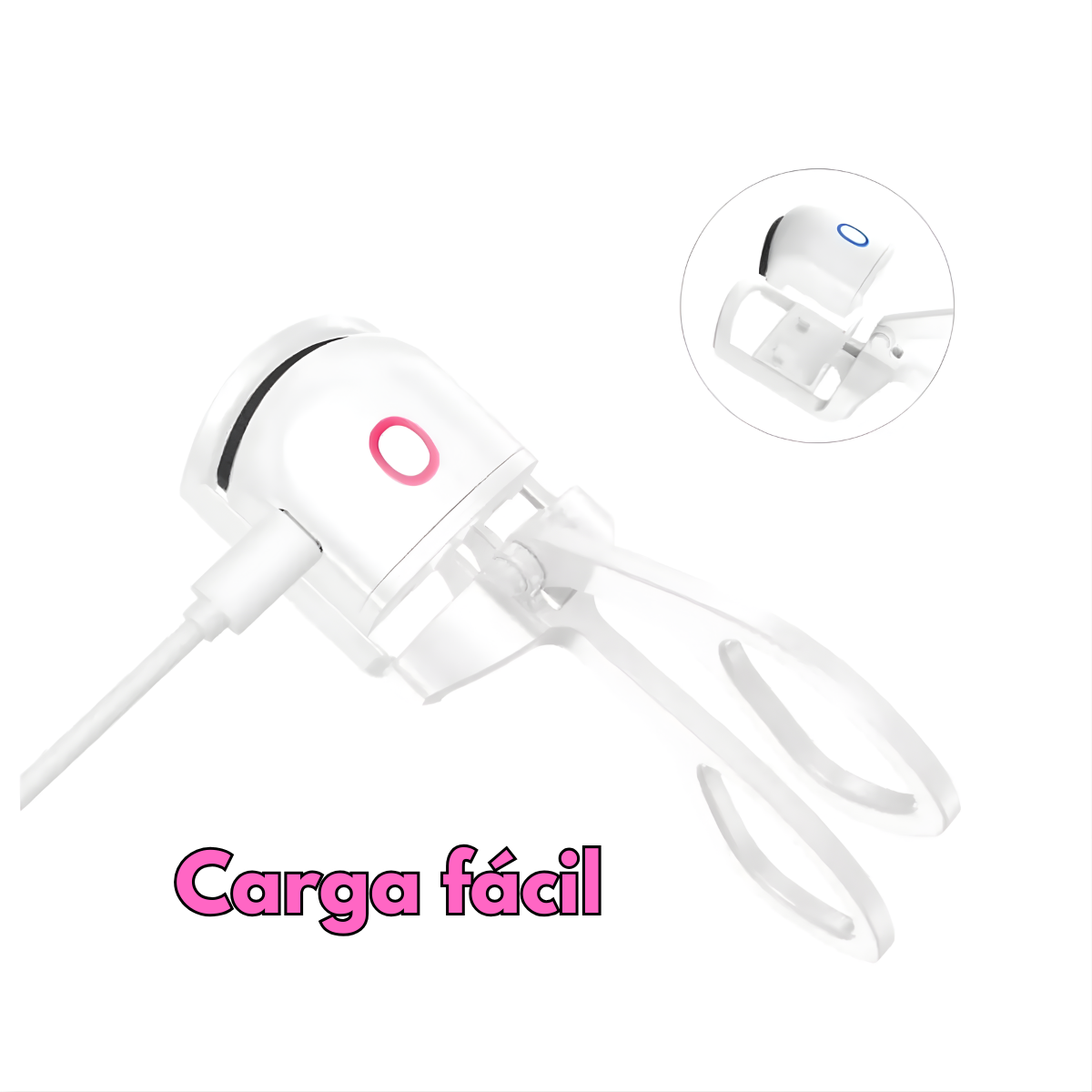 Encrespador Rizador De Pesta as Electrico Recargable-2