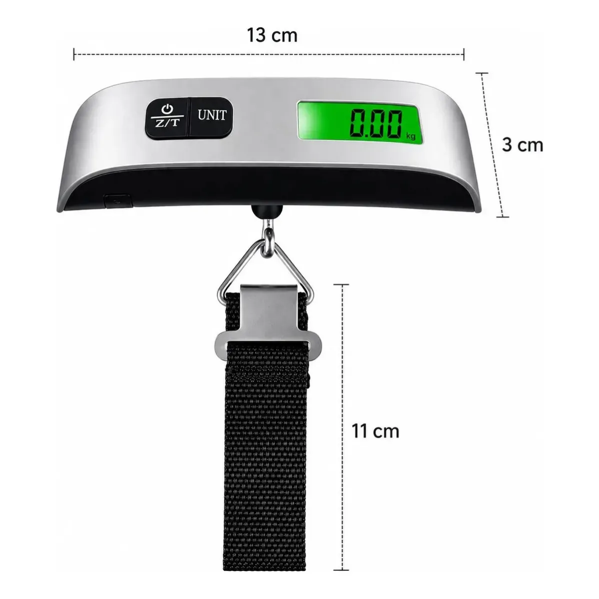 Balanza Digital Para Equipaje 50kg Maletas Display Pantalla-2