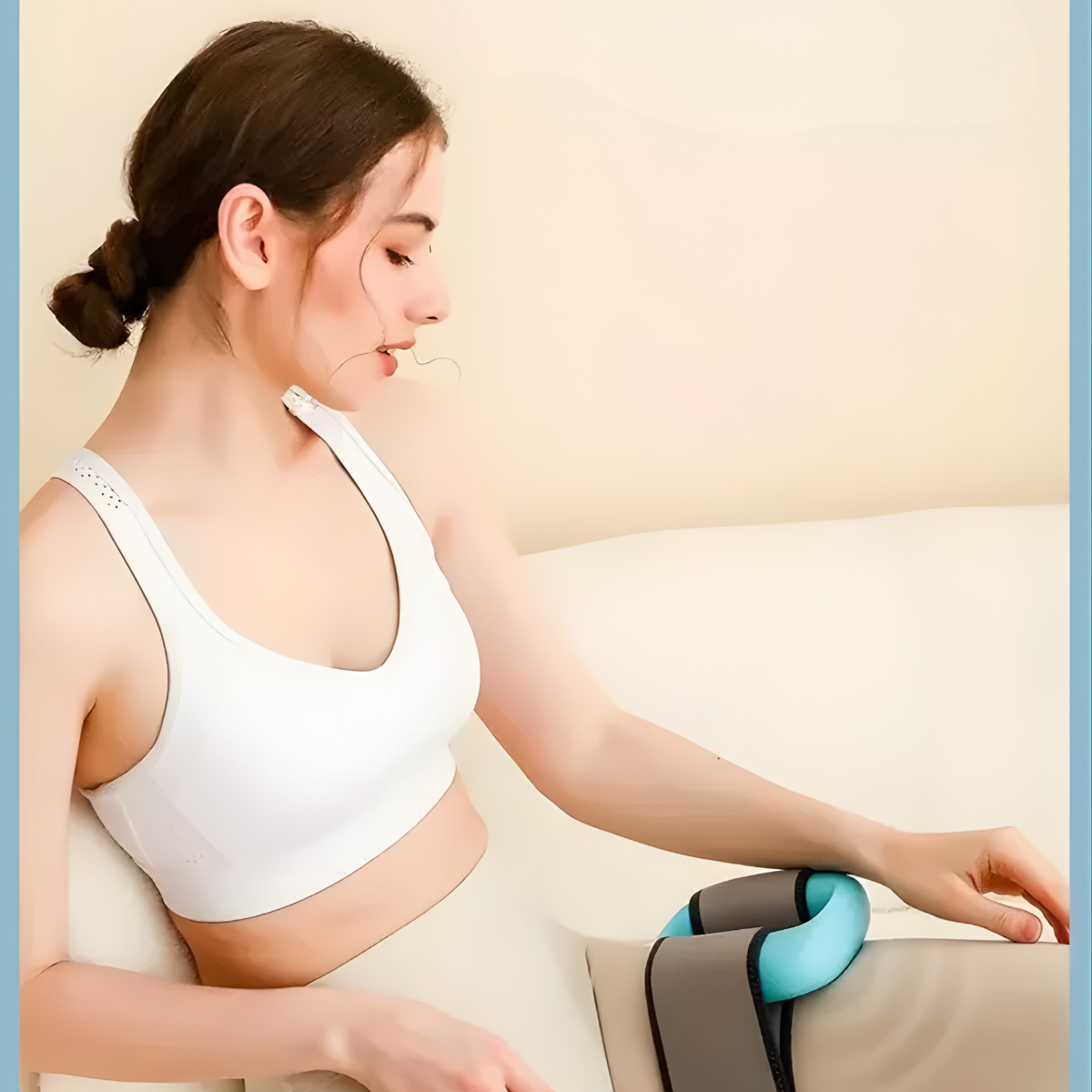 Anillo Masajeador Vibracion Recargable Musculos Deporte-2