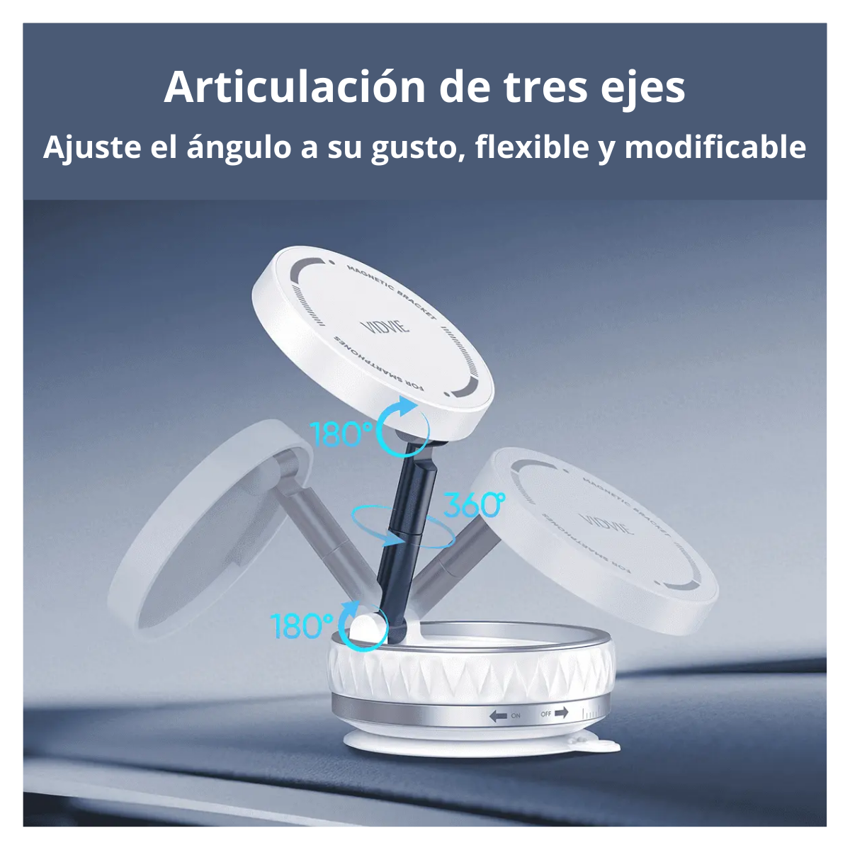 Soporte Para Celular Escritorio Auto Magnético-2
