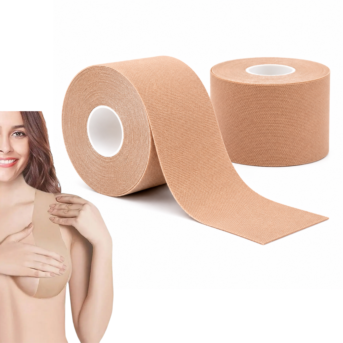 Cinta Adhesiva Levanta Busto Tapa Pezon Push Up Invisible-0