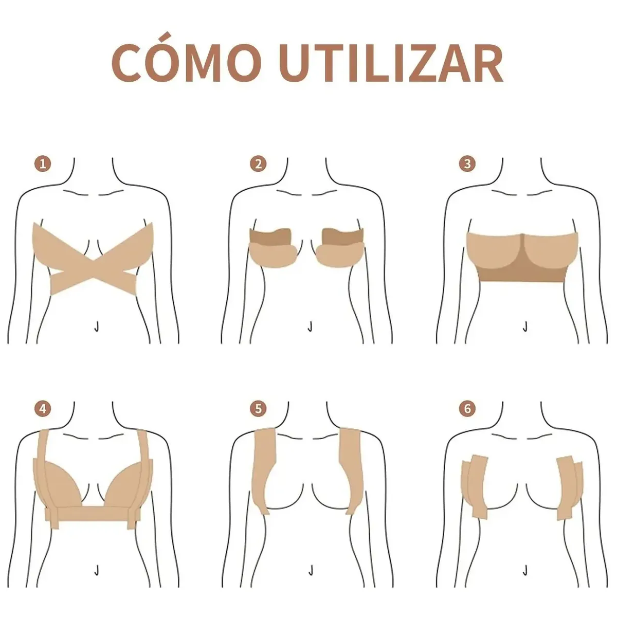 Cinta Adhesiva Levanta Busto Tapa Pezon Push Up Invisible-3