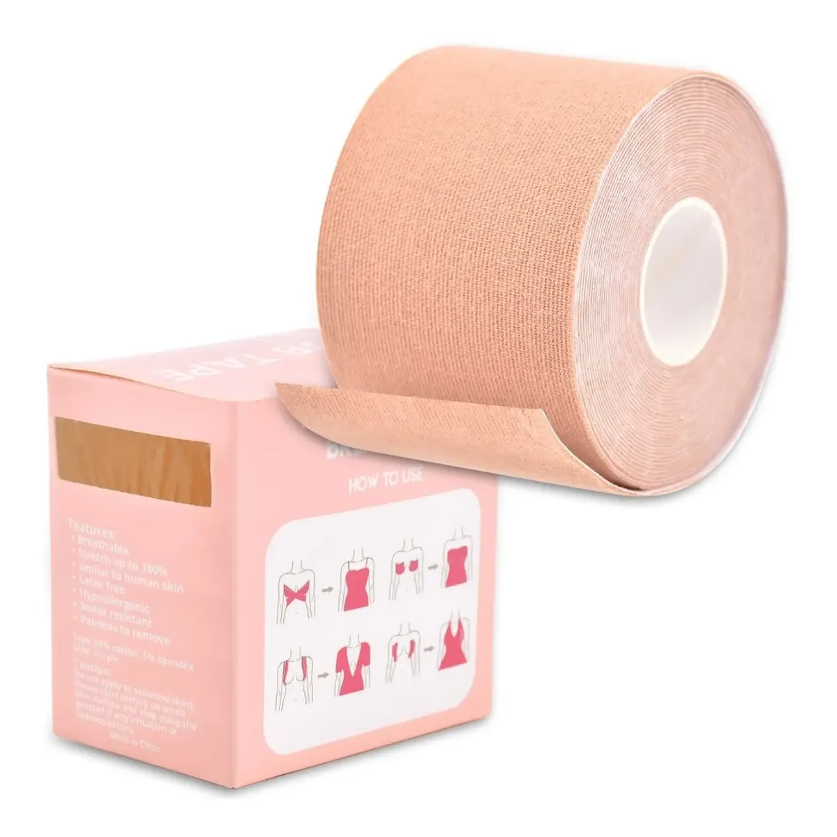 Cinta Adhesiva Levanta Busto Tapa Pezon Push Up Invisible-5