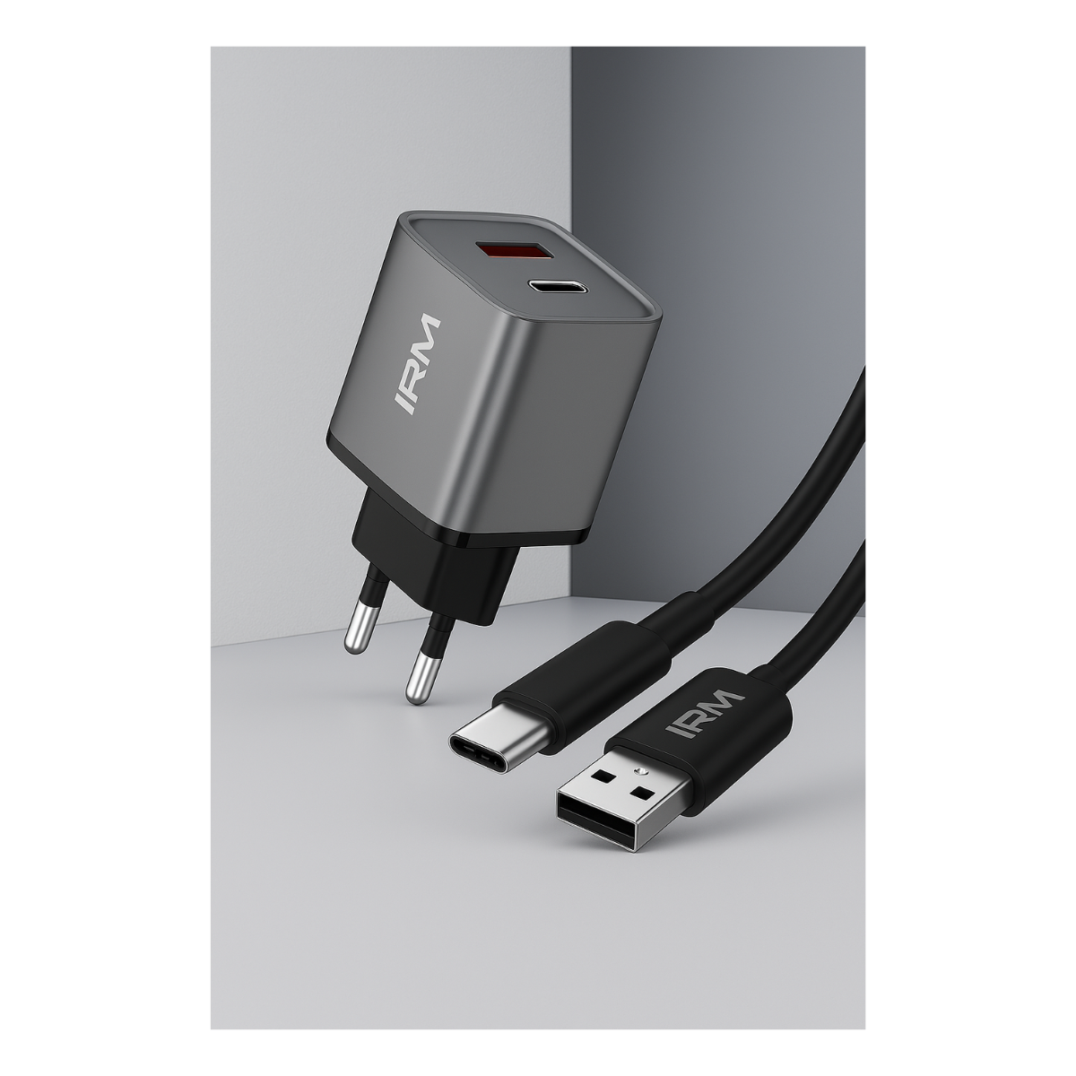 Cargador Carga Rápida 20w Doble Usb Usb-c +cable Usb-c-2
